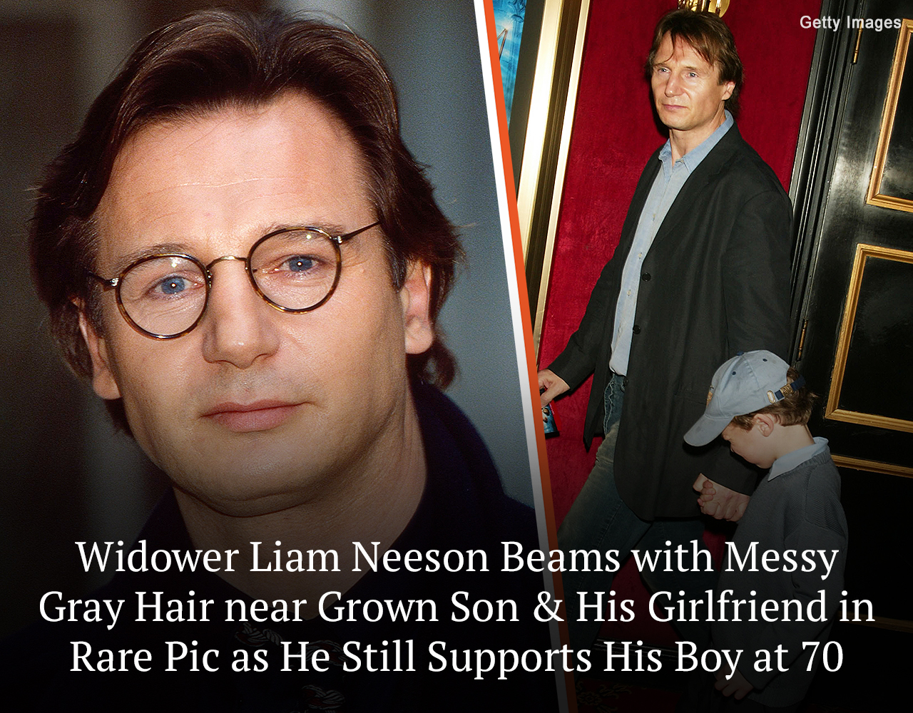 The rarely-seen 70-year-old Liam Neeson was spotted with his son and ...