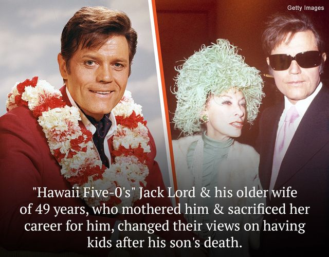 Jack Lord & Older Wife of 49 Years, Who Mothered Him, Had Changing ...