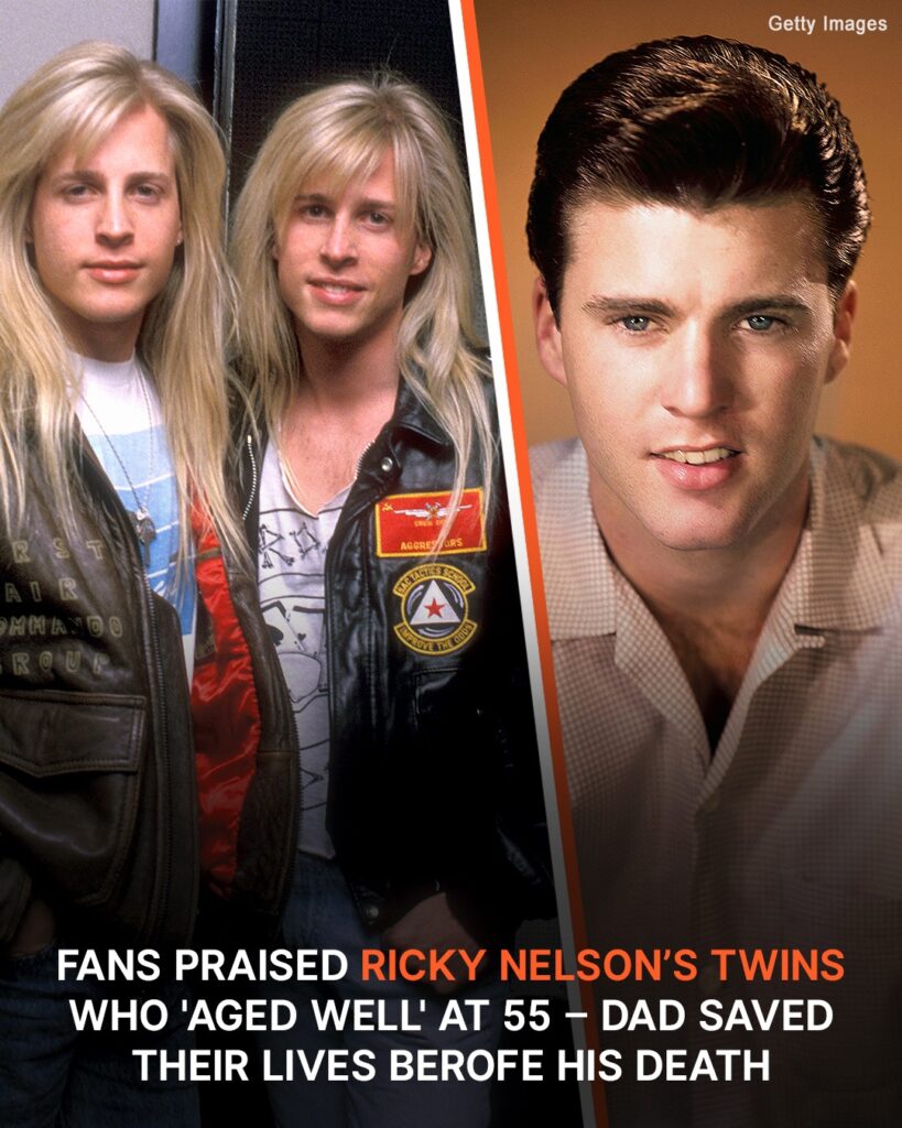 Ricky Nelson’s twins were praised for looking handsome at 55 and like ...